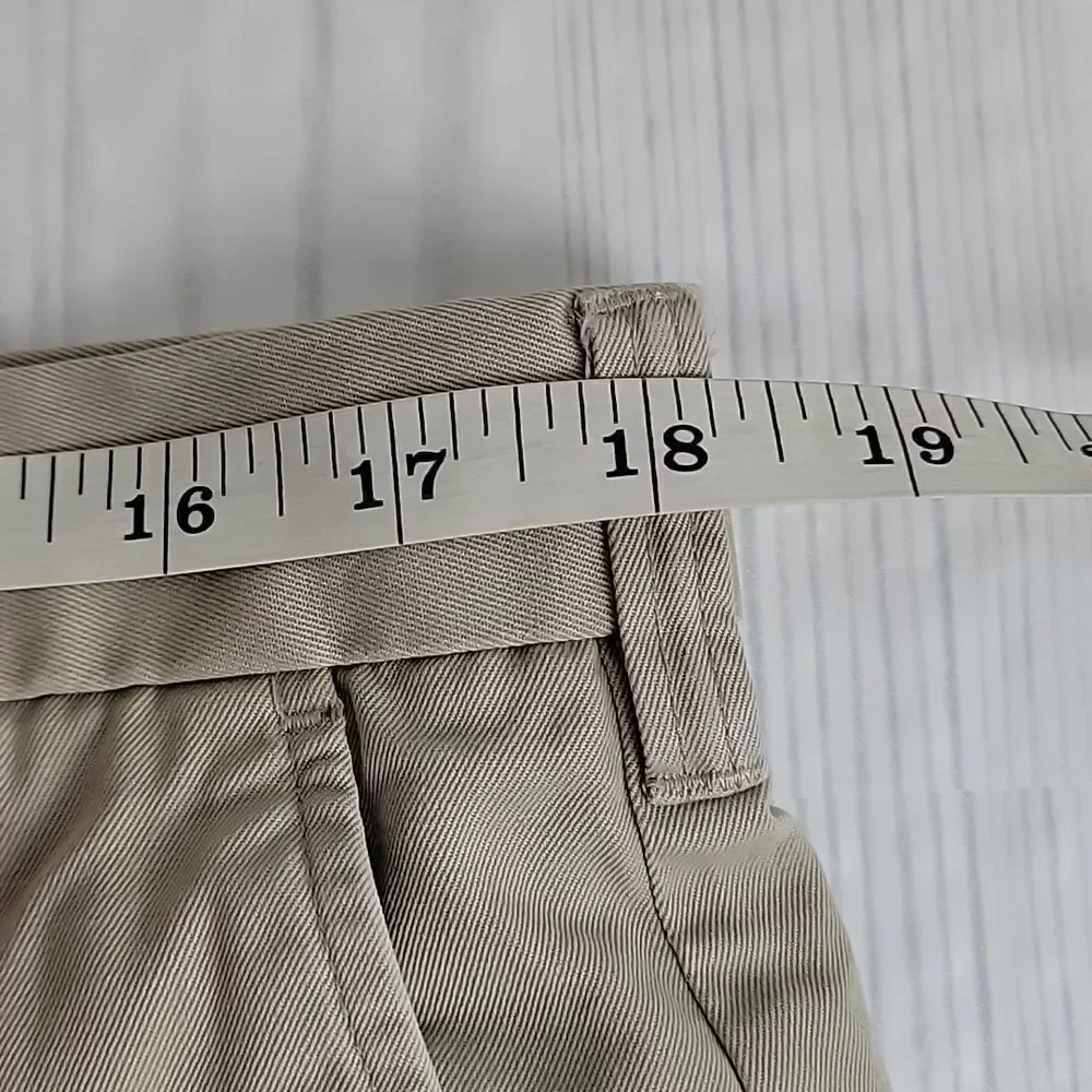 Lands End Men's khaki Chinos Size 36